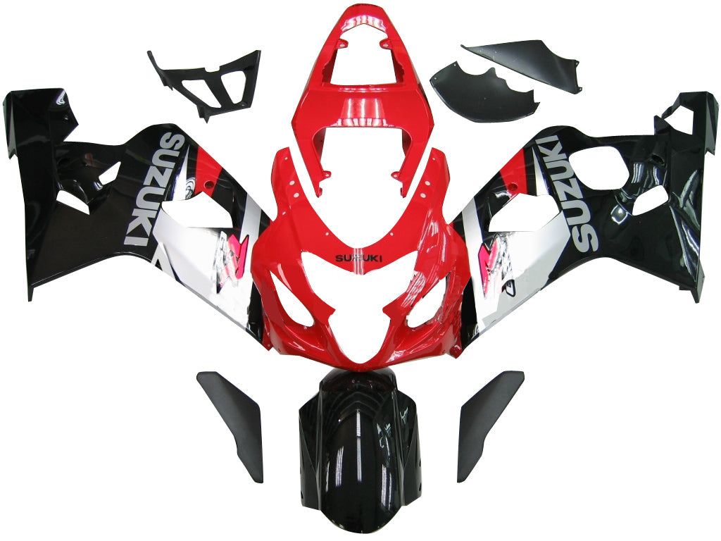 Amotopart Favoritings 2004-2005 Suzuki GSXR 600 750 Rot & Black GSXR Rennsport Generic