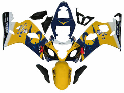 For GSXR 600/750 2004-2005 Bodywork Fairing Yellow ABS Injection Molded Plastics Set