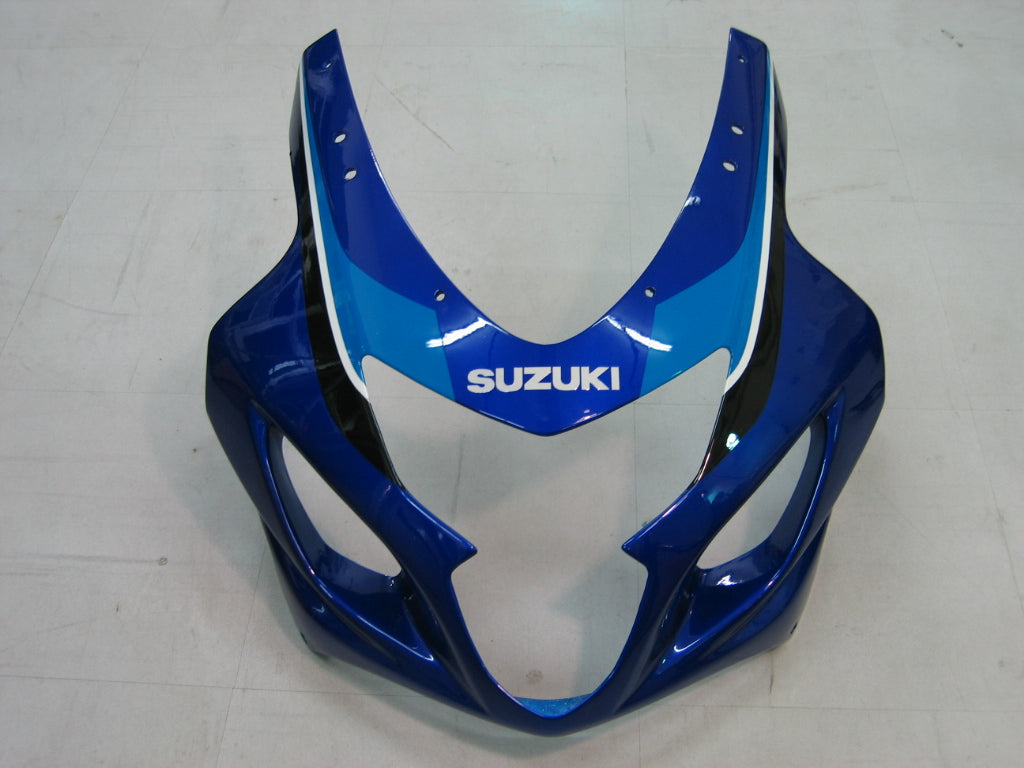 Amotopart 2004-2005 Suzuki GSXR600750 Verkleidung White & Blue Kit