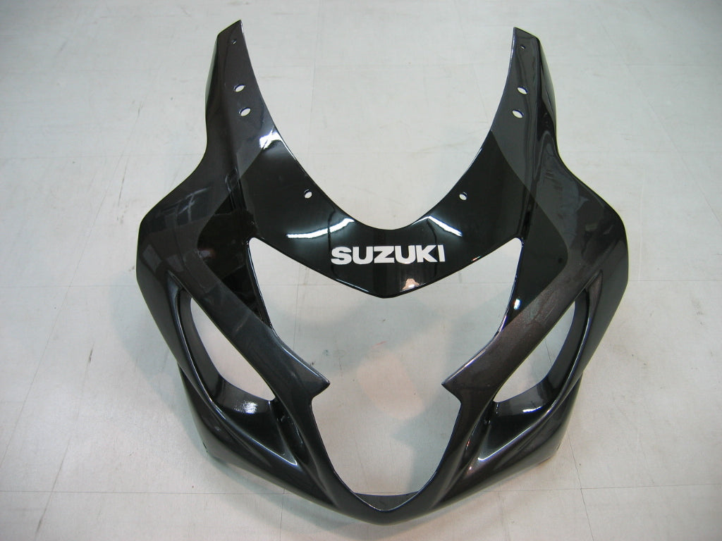 Amotopart 2004-2005 Suzuki GSXR600750 Verkleidung Black & Grey Kit