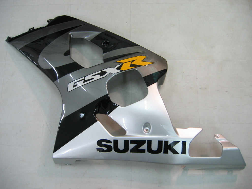 Amotopart 2004-2005 Suzuki GSXR600750 Verkleidung Black & Grey Kit