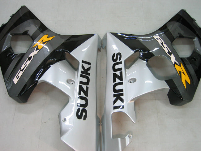 Amotopart 2004-2005 Suzuki GSXR600750 Verkleidung Black & Grey Kit