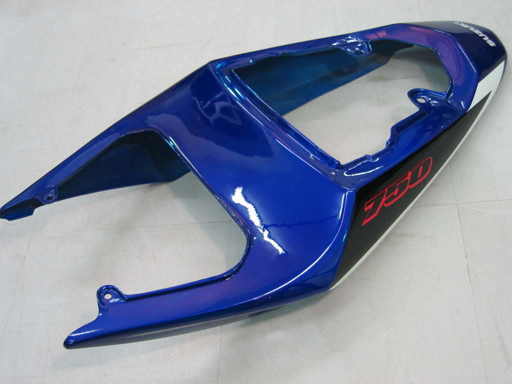 Amotopart-Fülle 2004-2005 Suzuki GSXR 600 750 Blau Schwarz Silber GSXR Rennsport Generic