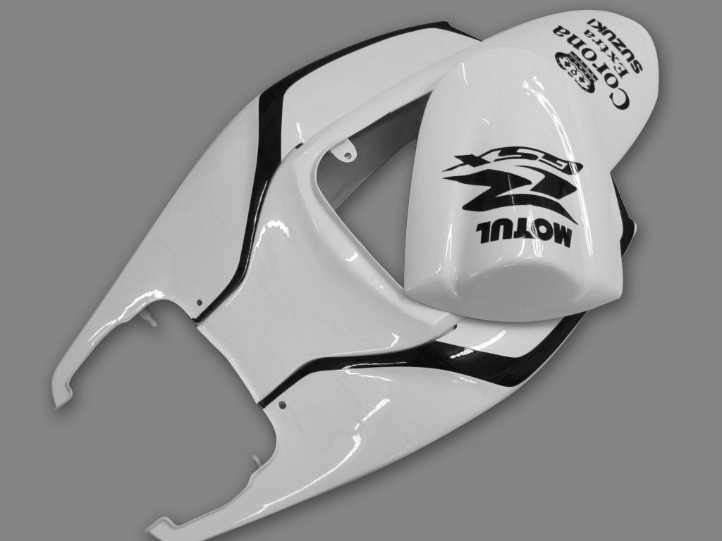 Amotopart 2006-2007 GSXR600750 Kit de carénage Suzuki Blanc