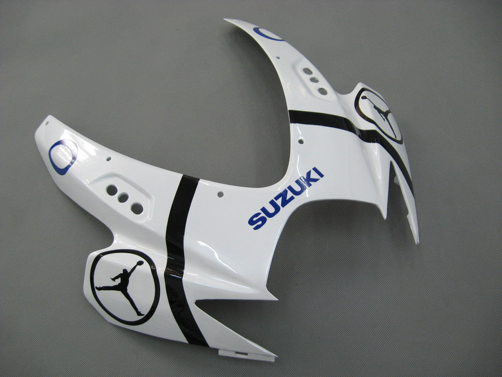 Amotopart 2006-2007 Suzuki GSXR600750 Verkleidung White & Blue Kit