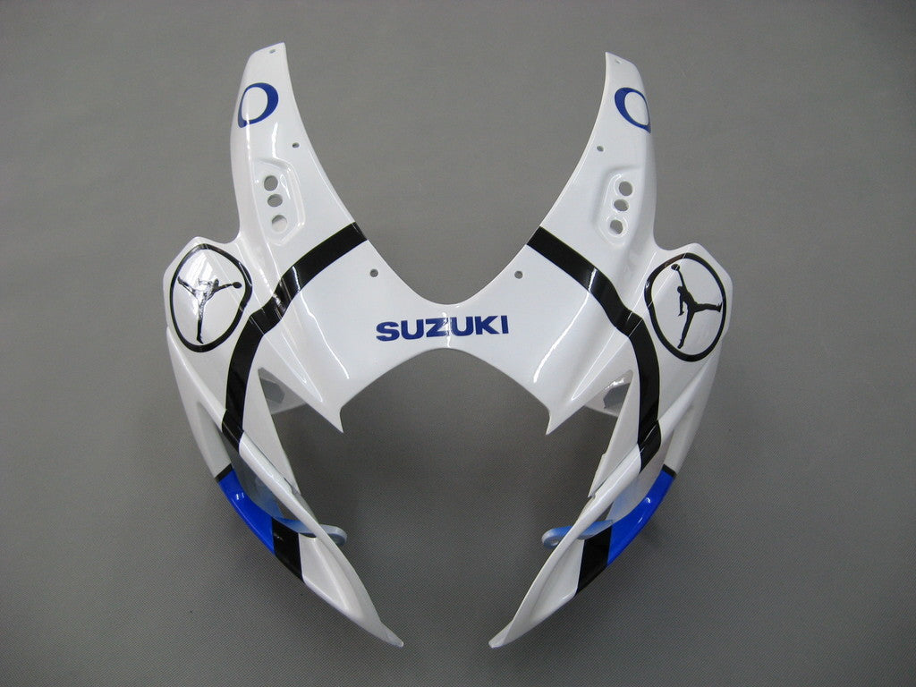 Amotopart 2006-2007 Suzuki GSXR600750 Verkleidung White & Blue Kit