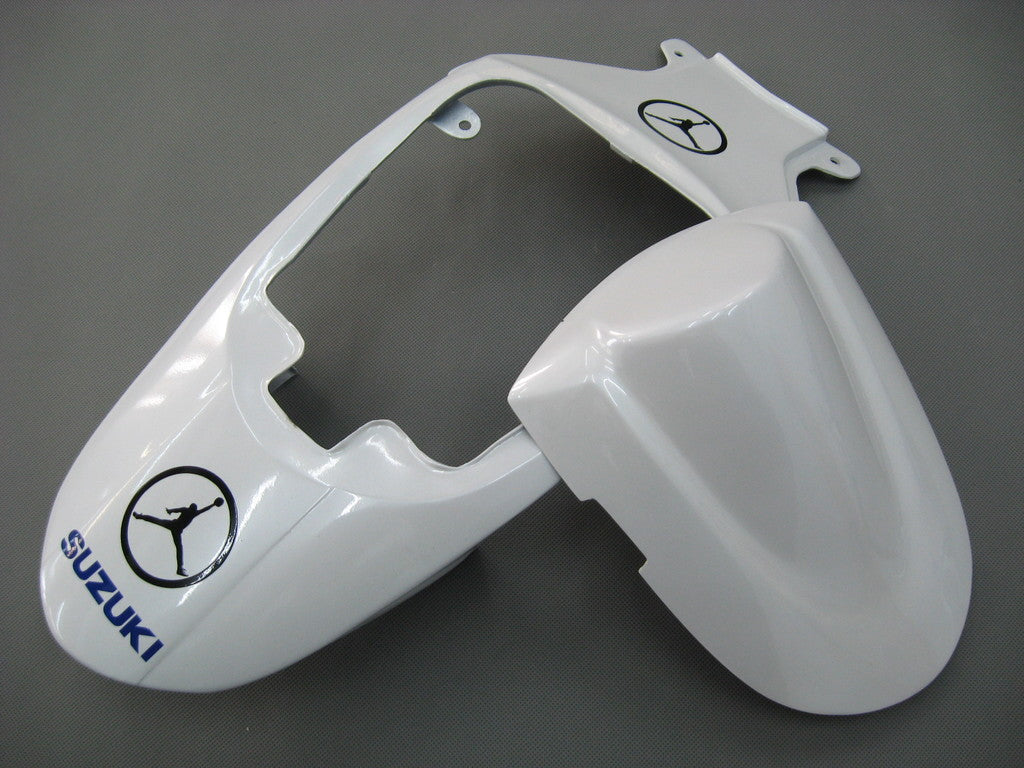 Amotopart 2006-2007 Suzuki GSXR600750 Verkleidung White & Blue Kit