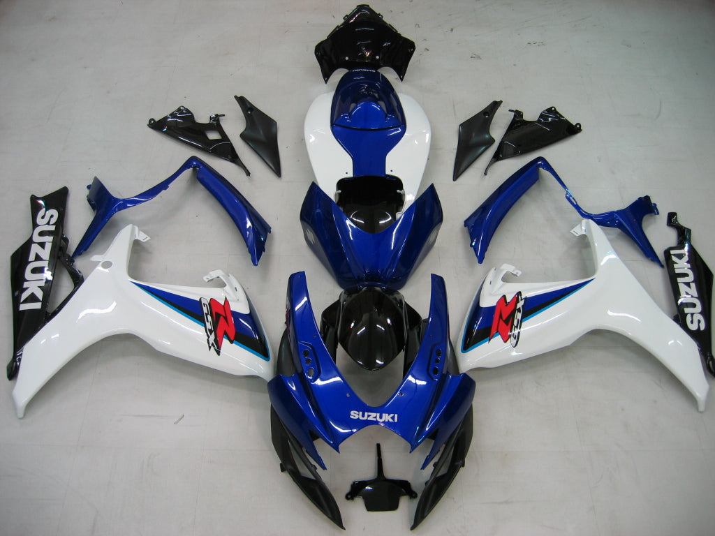 Amotopart 2006-2007 GSXR600750 Suzuki Verkleidung Wei? & Blue Kit