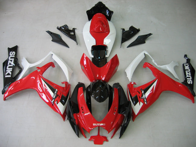 Amotopart 2006-2007 GSXR600750 Suzuki Verkleidung wei? und rote Kit