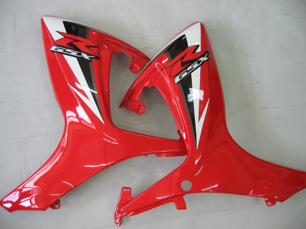 Amotopart 2006-2007 Suzuki GSXR600750 Verkleidung Red & Black Kit