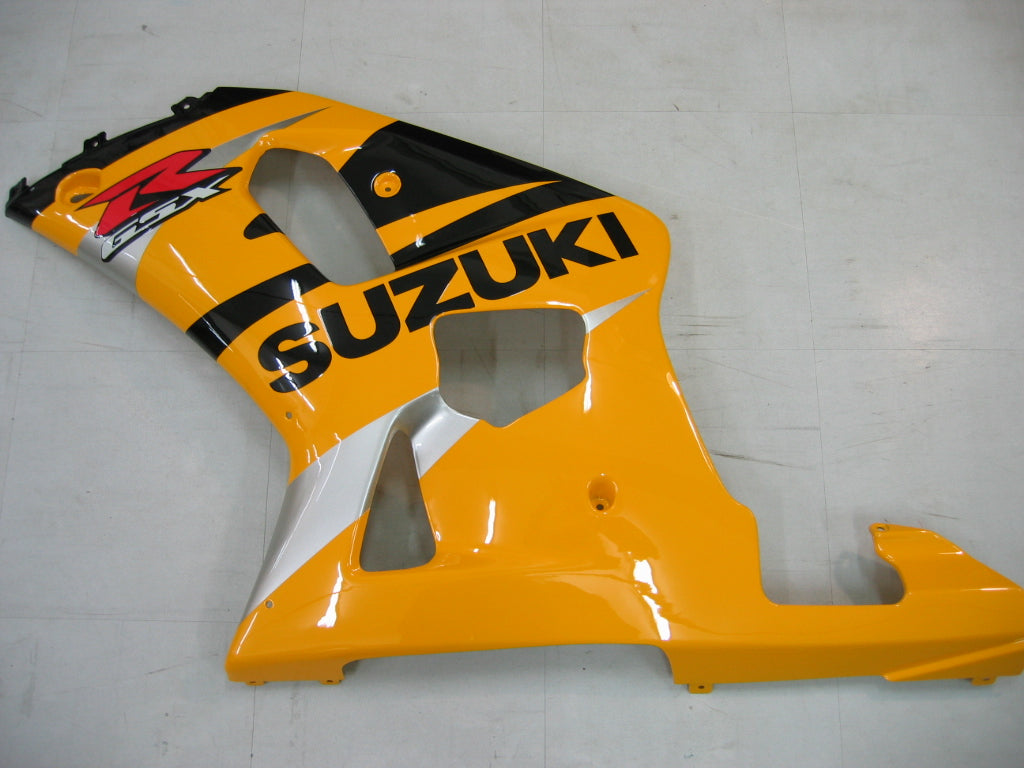 Amotopart 2001-2003 Suzuki GSXR750 Verkleidung Black & Yellow Kit