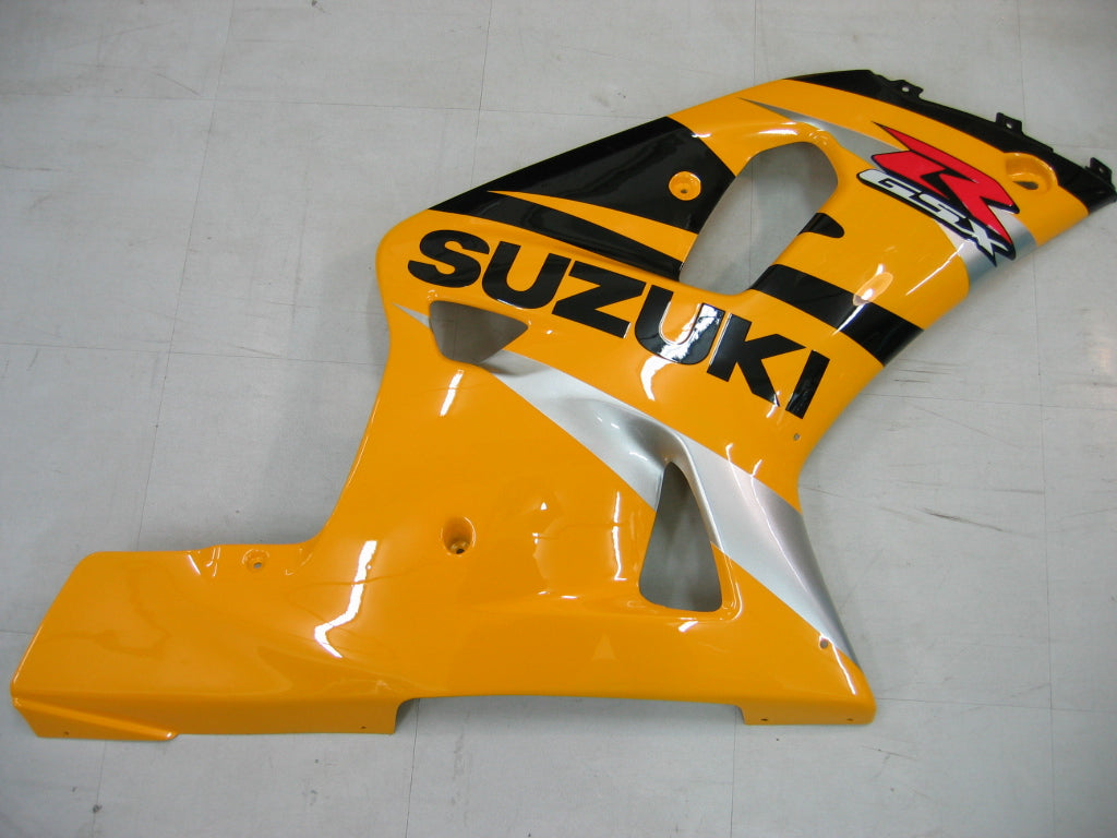 Amotopart 2001-2003 Suzuki GSXR750 Verkleidung Black & Yellow Kit