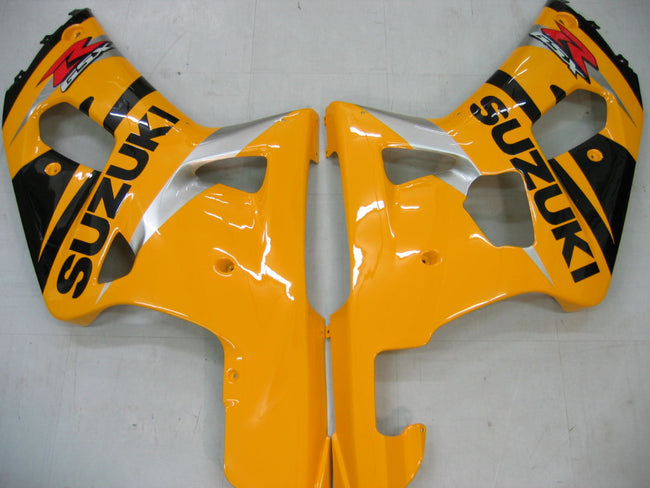 Amotopart 2001-2003 Suzuki GSXR750 Verkleidung Black & Yellow Kit