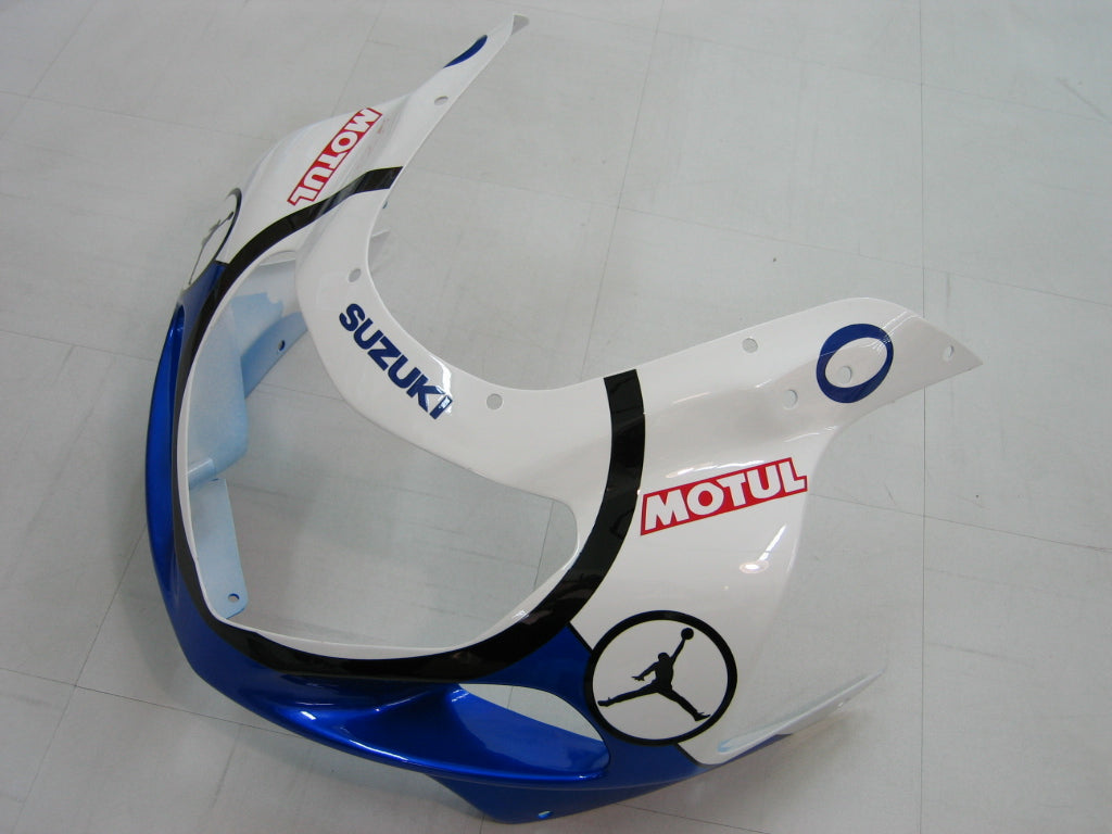 Amotopart 2001-2003 Suzuki GSXR750 Verkleidung Blue & White Kit