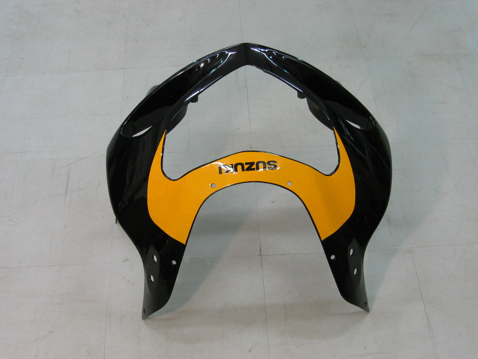 Amotopart 2001-2003 Suzuki GSXR750 Kit de carénage jaune et noir