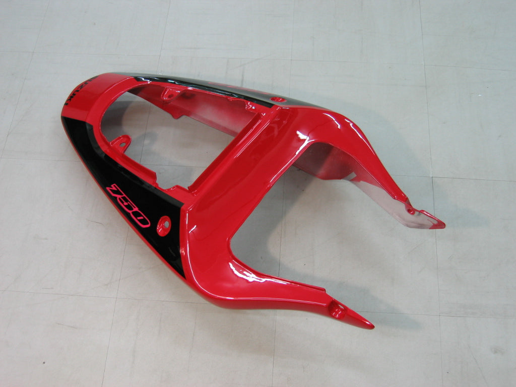 Amotopart 2001-2003 Suzuki GSXR750 Verkleidung Red & Sliver Kit