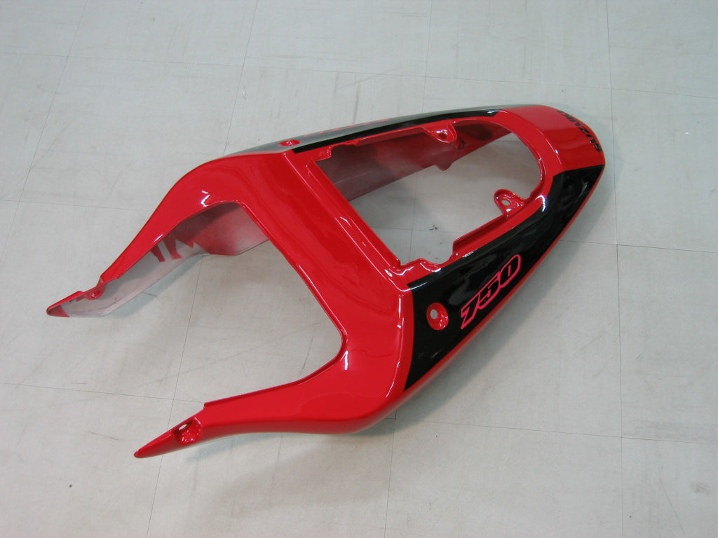 Amotopart 2001-2003 Suzuki GSXR750 Verkleidung Red & Sliver Kit