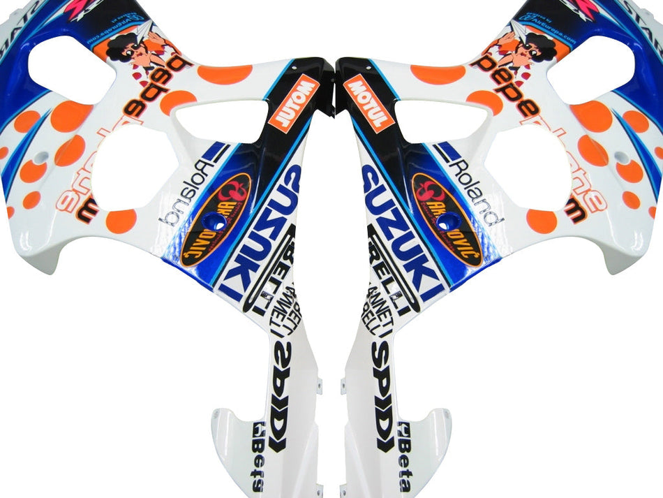 Amotopart 2001-2003 Suzuki GSXR750 Kit de carénage multicolore