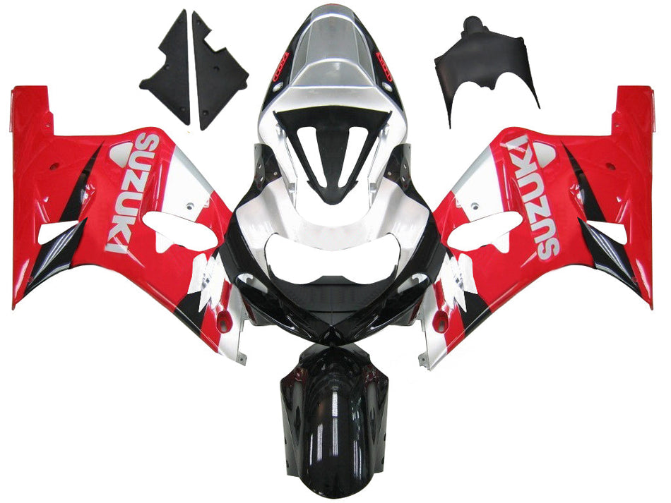 Amotopart 2001-2003 Suzuki GSXR750 Kit de carénage rouge