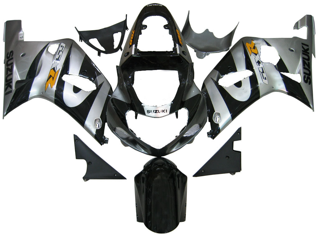 Amotopart 2001-2003 Suzuki GSXR750 Verkleidung Multi Grey Kit