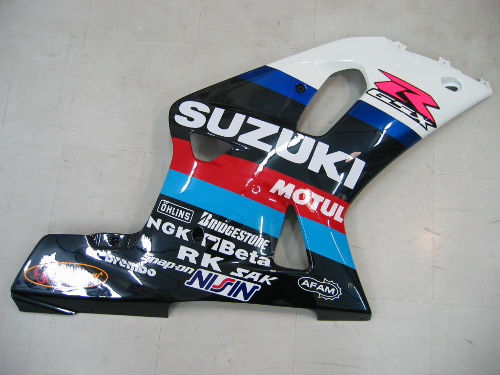 Amotopart 2001-2003 Suzuki GSXR750 Verkleidung Multi White Kit