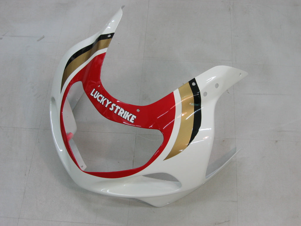 Amotopart 2001-2003 Suzuki GSXR750 Verkleidung White & Red Kit