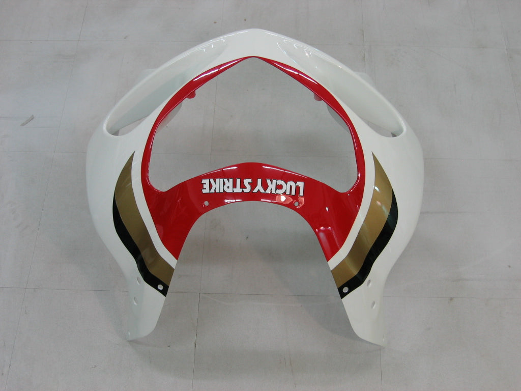 Amotopart 2001-2003 Suzuki GSXR750 Verkleidung White & Red Kit