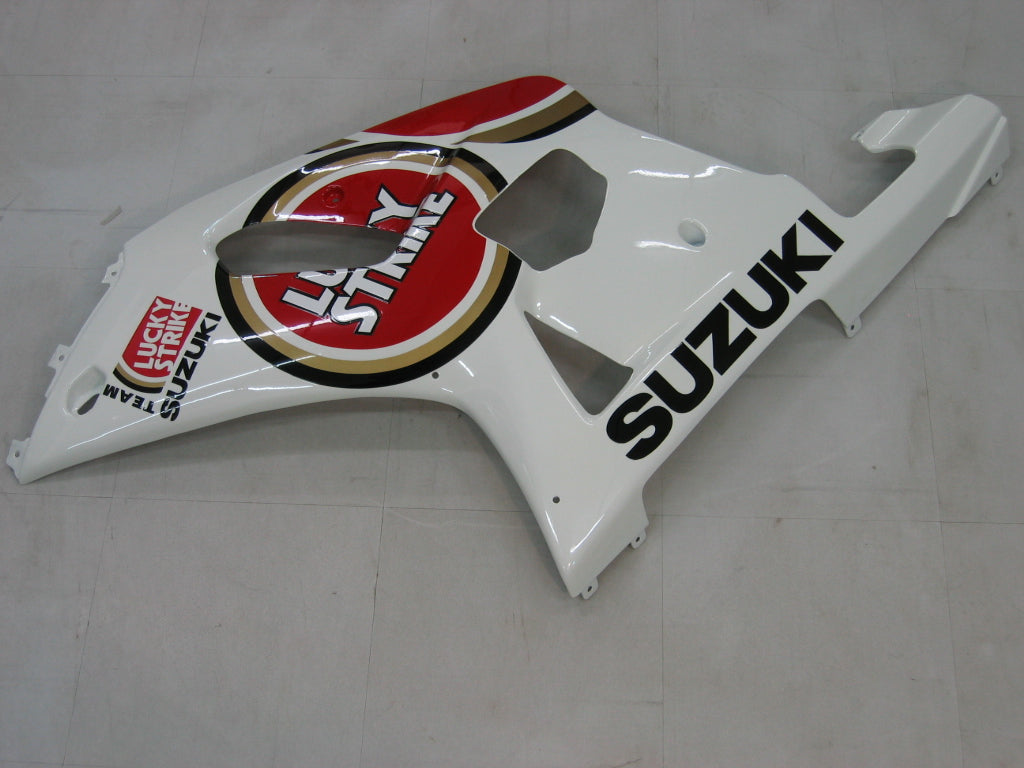 Amotopart 2001-2003 Suzuki GSXR750 Verkleidung White & Red Kit