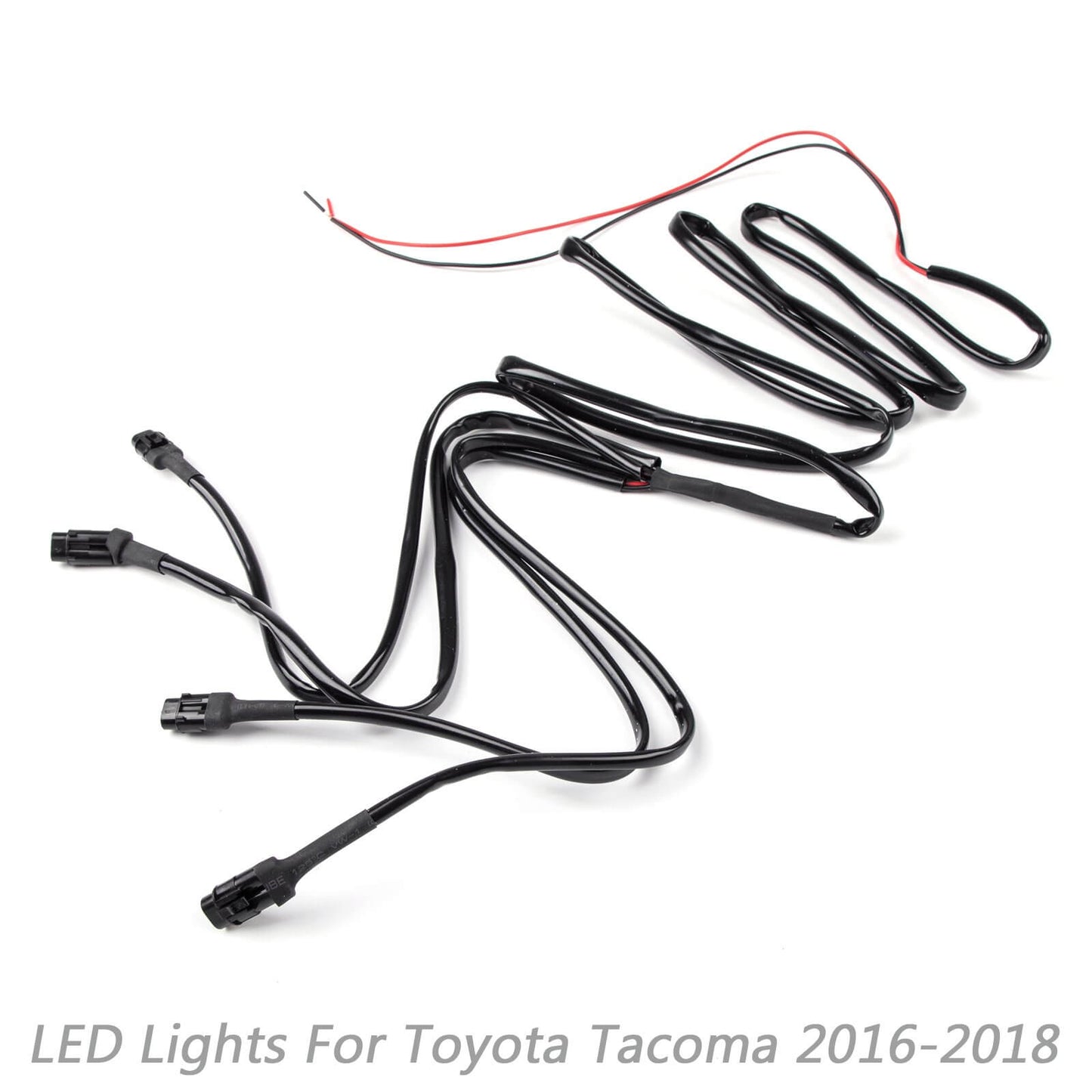 Tacoma 2016-2020 Toyota 4 pièces Grille de pare-chocs avant Grille de remplacement Grille LED Lumières Générique Générique