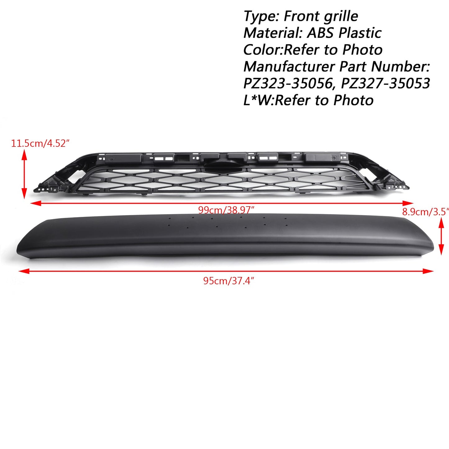 4Runner SR5 TRD Premium Limited Nightshade (2014-2019) + Logo + LED Lights TRD Pro Style Gitter Generikum