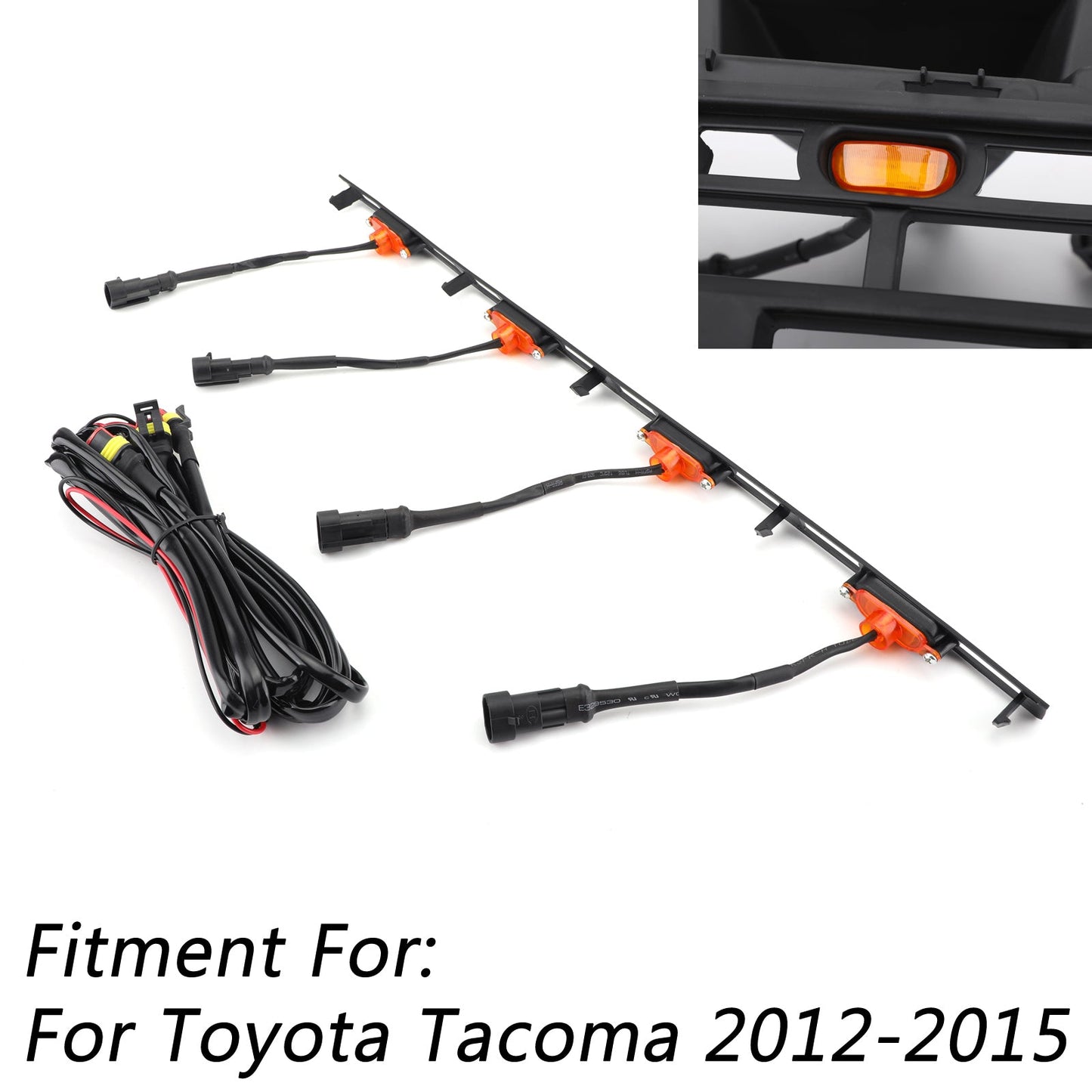 Tacoma 2012-2015 Toyota 4x vordere Stoßfängerhaubeer Ersatz-Kühlergrill LED-Leuchten Generikum