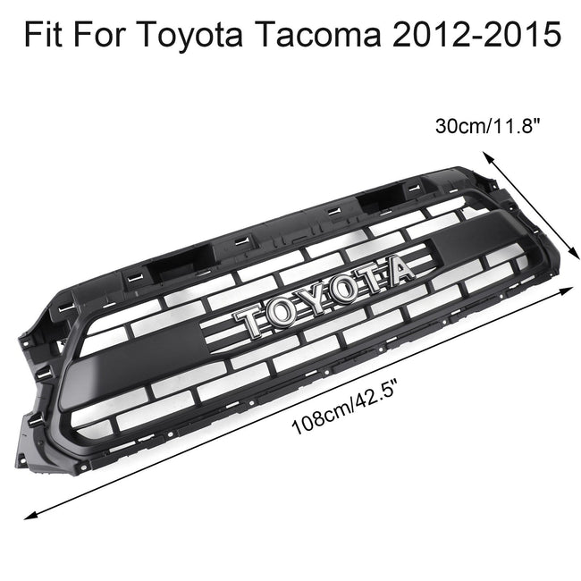 2012-2013-2014-2015 Grille de remplacement de calandre en nid d'abeille Toyota Tacoma générique