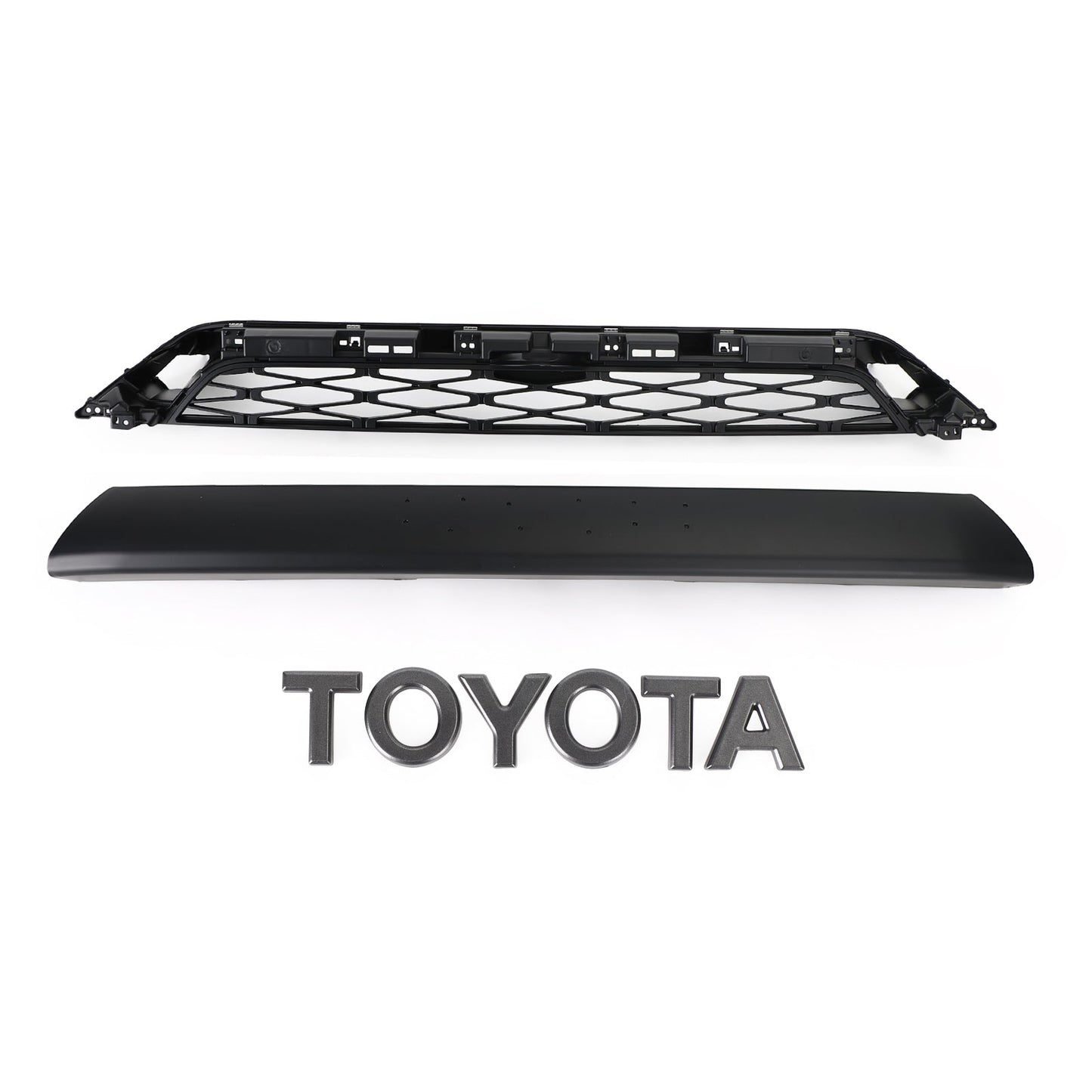 2020-2021-2022-2023 4Runner Toyota TRD Pro Black Lettered 2pcs Grille de pare-chocs avant Générique