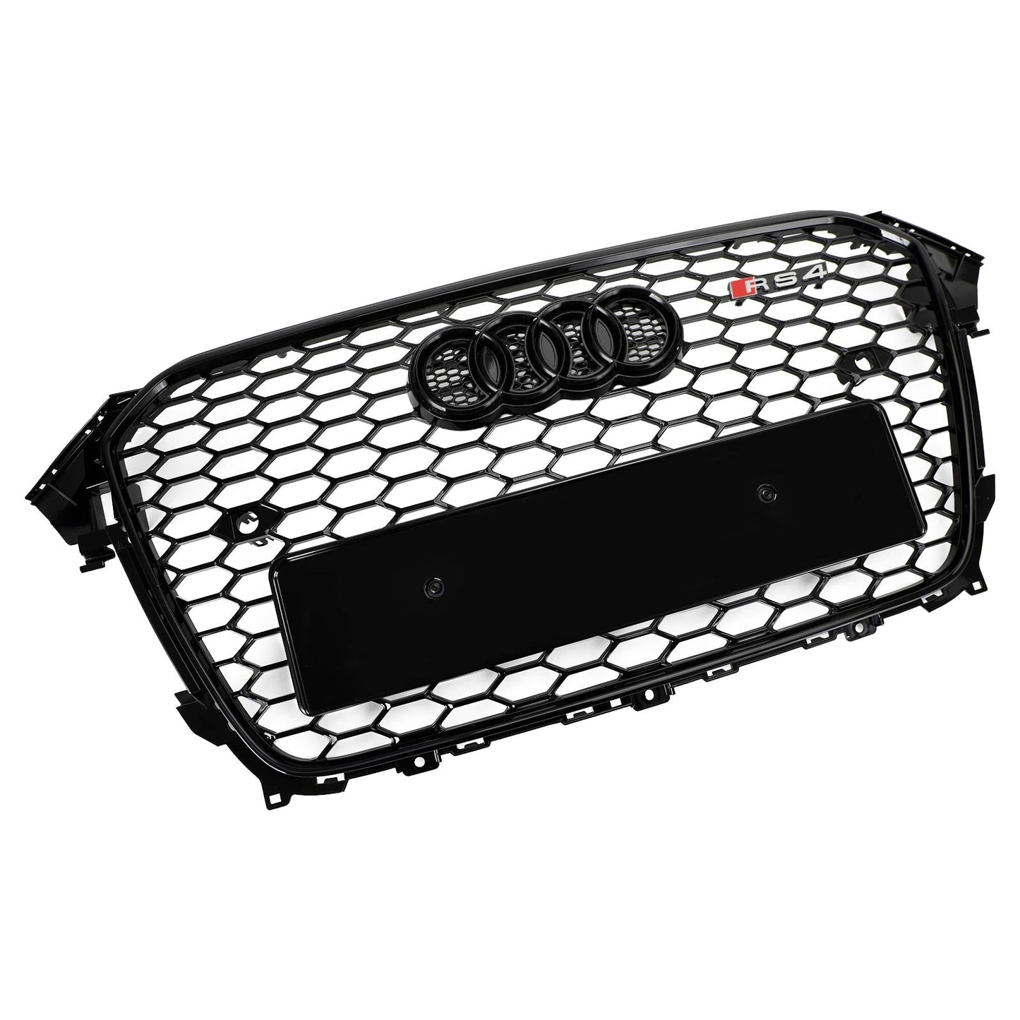 Audi A4 S4 2013-2016 RS4 Style Mesh Frontsto?stangengrill Grill schwarz gl?nzend