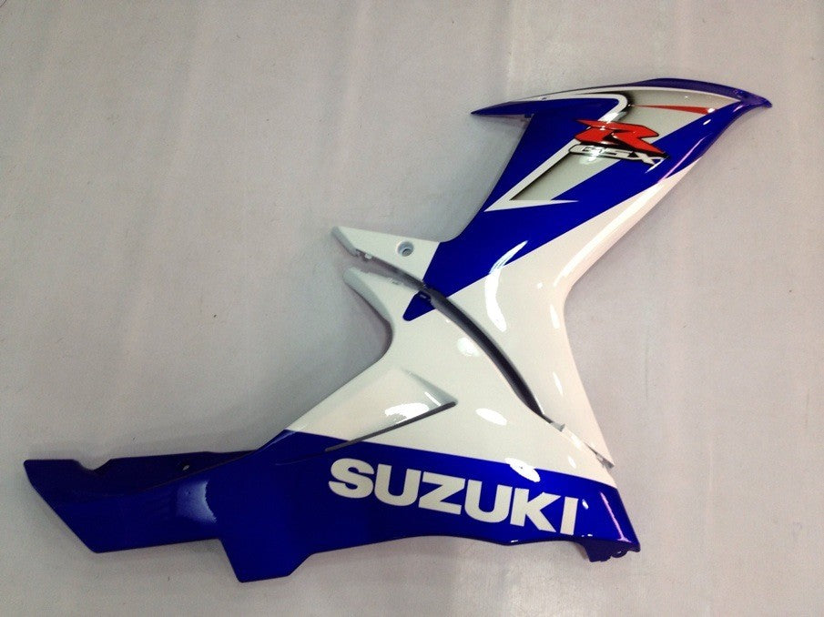 Amotopart 2011-2021 Suzuki GSXR 600 750 Carénage blanc &amp; kit bleu