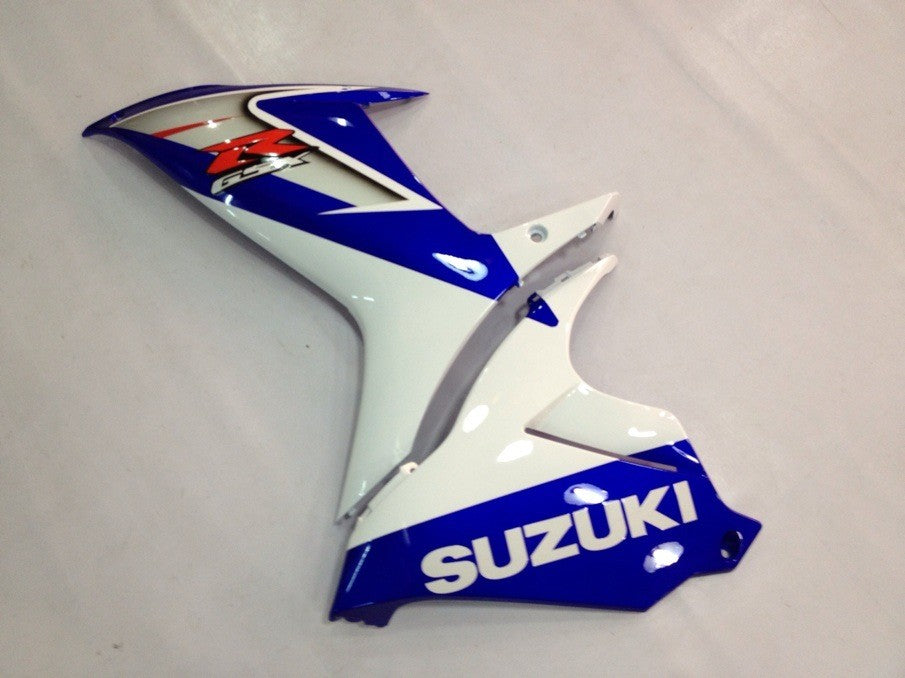 Amotopart 2011-2021 Suzuki GSXR 600 750 Verkleidung wei? & blaues Kit