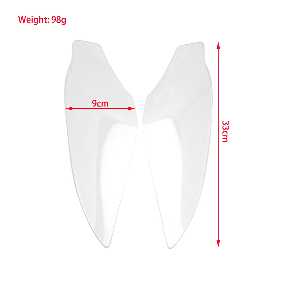 Frontscheinwerfer-Objektivschutz-Passend für Kawasaki Ninja 1000 Z1000SX 17-20 Rauch Generikum