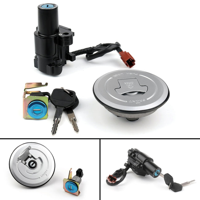 Ignition Switch Fuel Gas Cap Cover Key Lock Set For Honda CB500 F/R/X CBR500R/RA