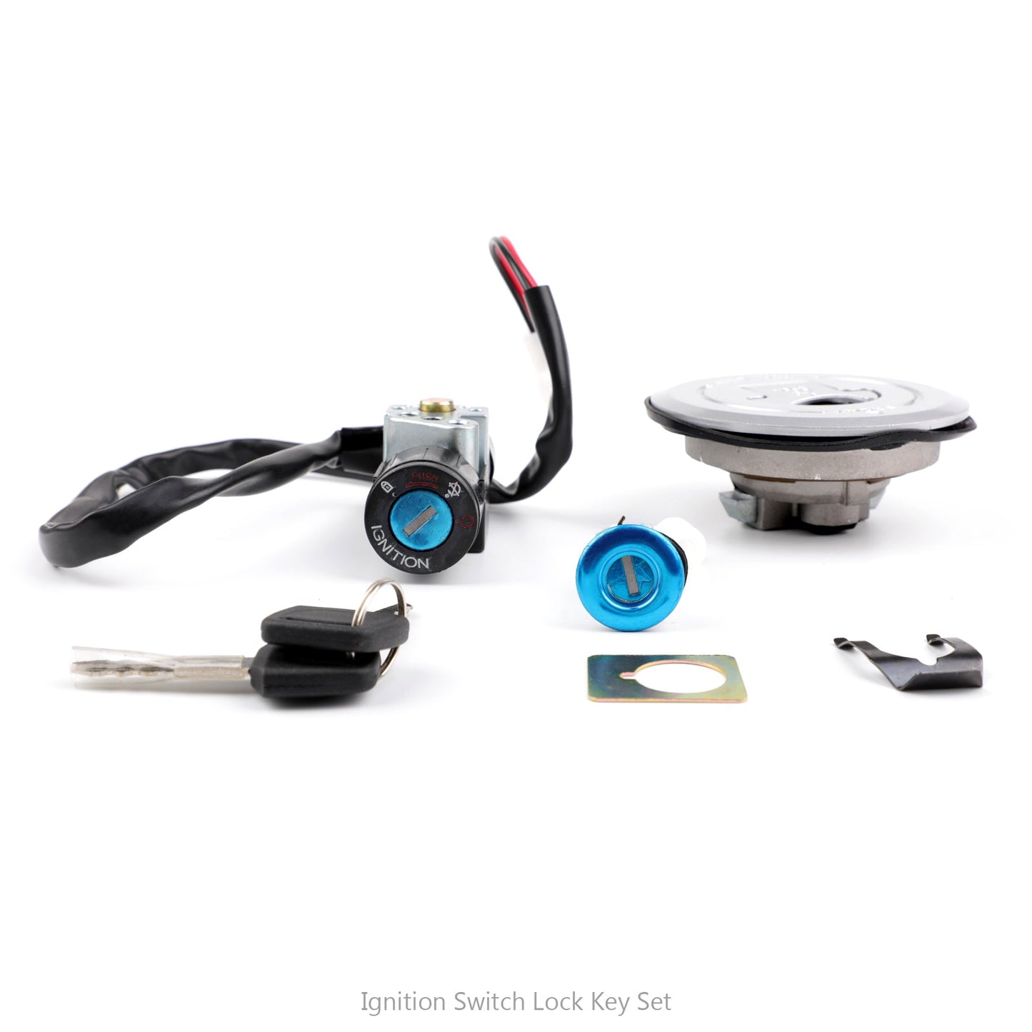 Ignition Switch Fuel Gas Cap Seat Lock Key Set For Honda CBR125R 4-1 CBR125RS