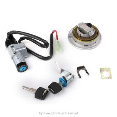 Ignition Switch Petrol Fuel Cap Seat Lock Set Kit Keys For Honda CBF125 9-13
