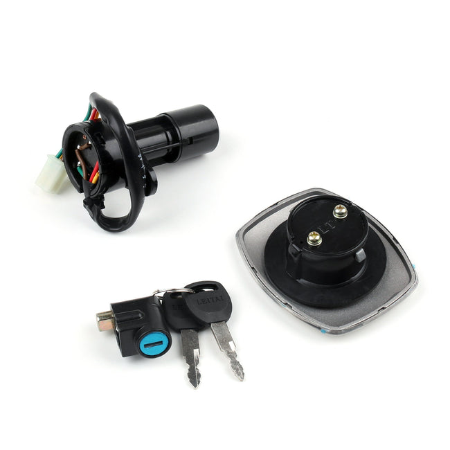 Ignition Switch Lock & Fuel Gas Cap Key Set For Suzuki GS125 4 wire 1982-2