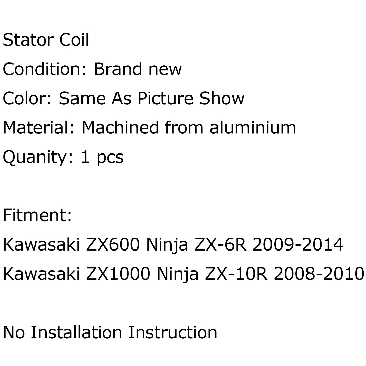 Generator Stator fit für Kawasaki ZX 600 R Ninja ZX6R ZX-6R 2008 2009-2017