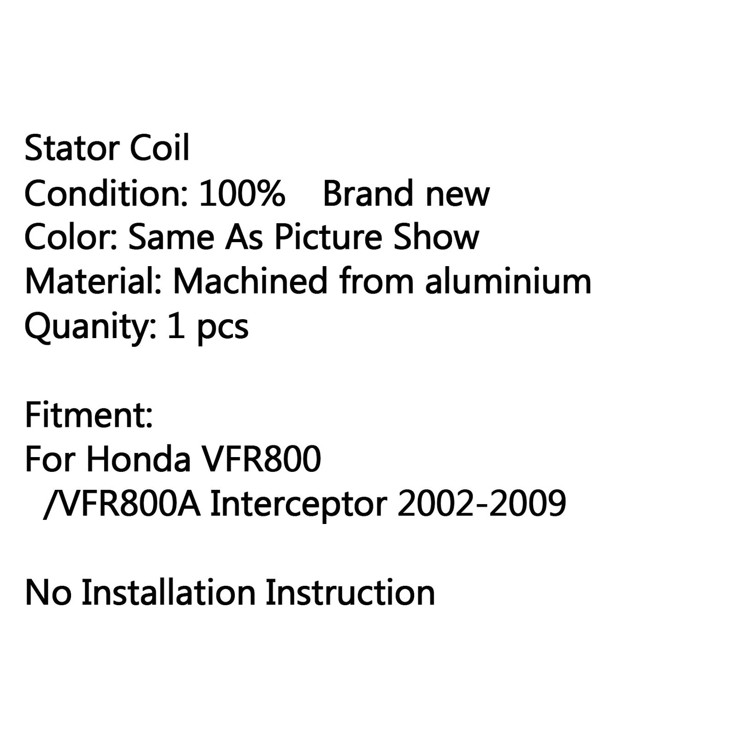 Magnetgenerator Motorstock-Ladungsspule für Honda VFR800/VFR800A (02-09) Generic