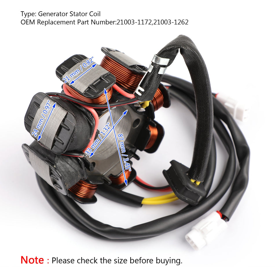 MAGNETO Générateur Moteur Stock Bobine Pour Kawasaki KLF220 Bayou 220 1988-1995 Générique