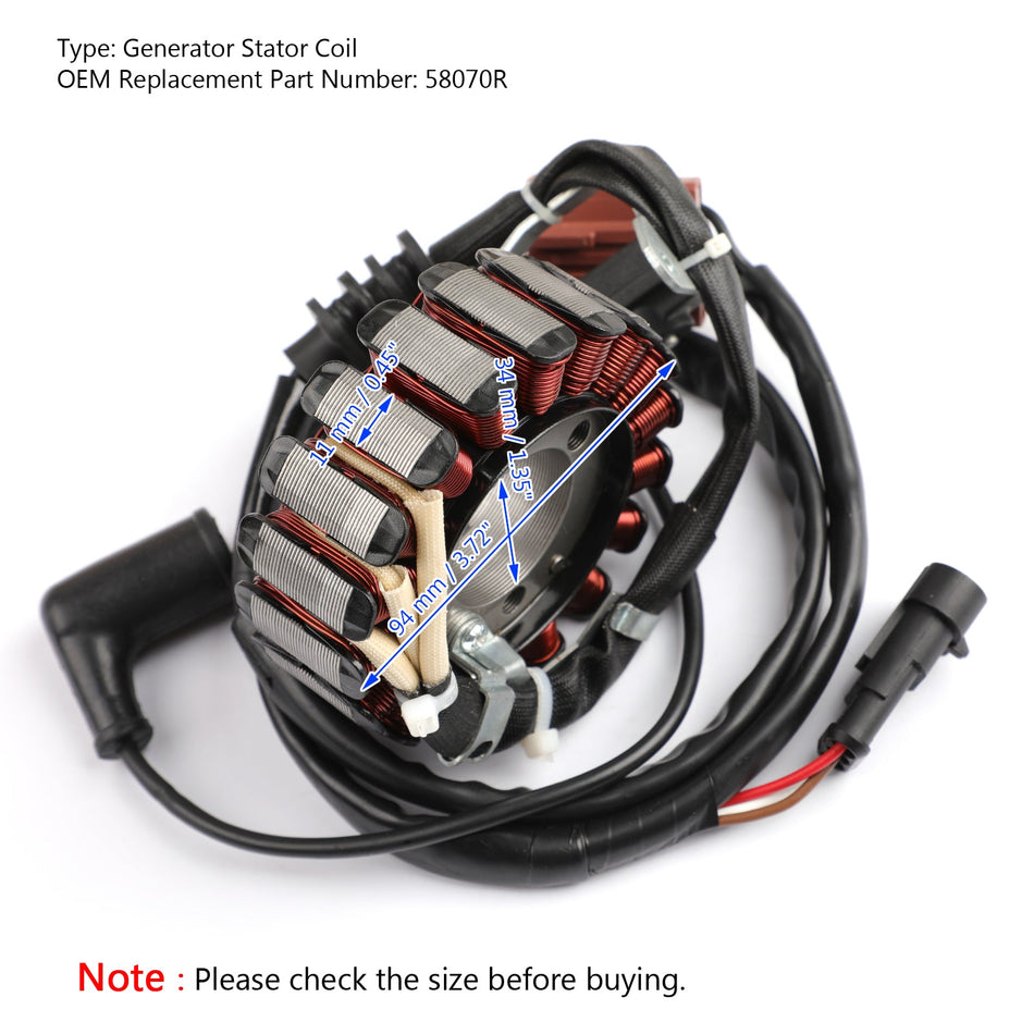 Stator pour Aprilia Atlantic SR Sport City Scarabeo 125 200 250 300 2006-2014 Générique