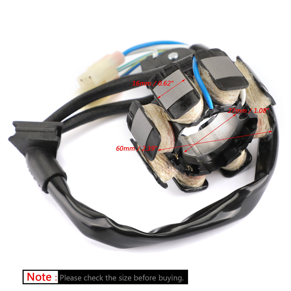 Bobine de stator d'alternateur 8 pôles pour Honda CRF250R 04-09 CRF 250 R 31120-KRN-670 Generic