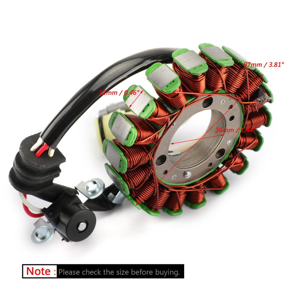 Lichtmaschinenstatator-Spule 18 Pole für Yamaha YFZ450 YFZ450R 2009-2026 18P-81410-00 Generika