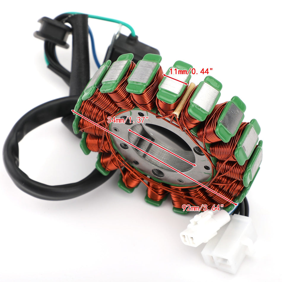 Stator d'alternateur pour Suzuki LTZ250 LT-Z250 QuadSport Z250 2004-2009 32101-05G00 générique