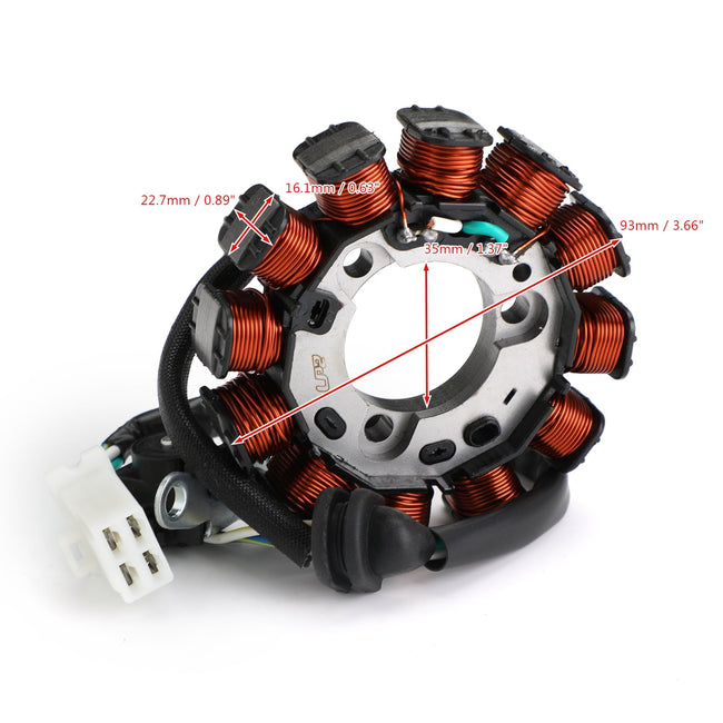 Stator Magnétogénérateur pour Honda MSX125 Grom 125 JC61 16-18 31120-K26-B01 Générique