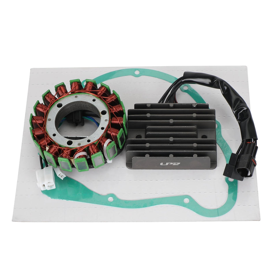 Magneto -Spulen -Stator + Spannungsregler + Dichtung ASSY für Suzuki VL 1500 Eindringling, Boulevard C90 2005 - 2009 Generika